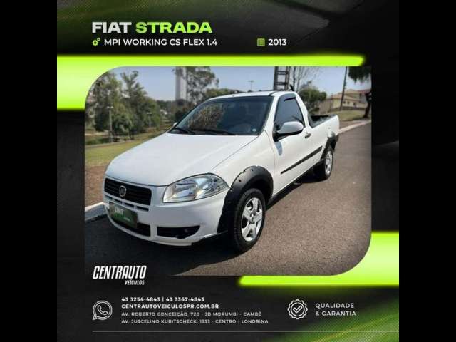 FIAT STRADA 1.4 MPI WORKING CS 8V FLEX 2P MANUAL 2013