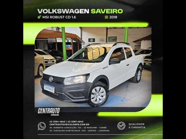 VOLKSWAGEN SAVEIRO 1.6 MSI ROBUST CD 8V MANUAL 2018