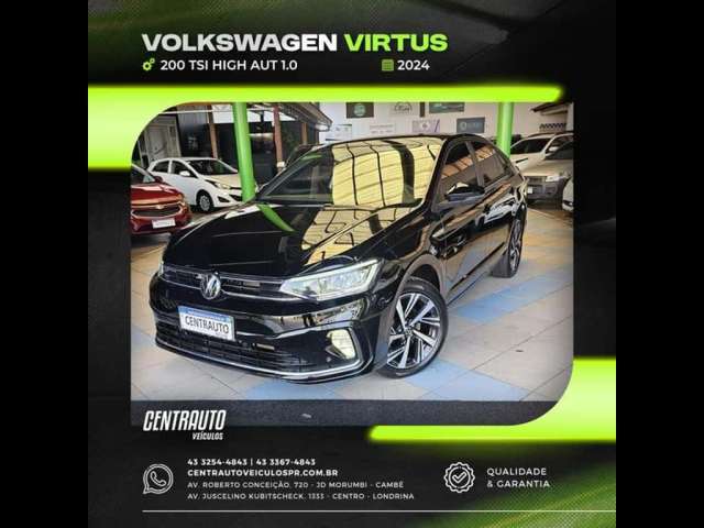 VOLKSWAGEN VIRTUS 1.0 200 TSI HIGHLINE AUTOMÁTICO 2024