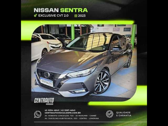 NISSAN SENTRA 2.0 EXCLUSIVE CVT 2023