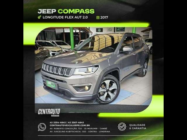 JEEP COMPASS LONGITUDE 2.0 4x2 FLEX 16V AUT 2017