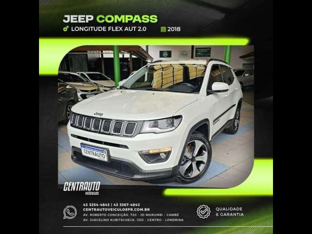 JEEP COMPASS LONGITUDE 2.0 FLEX AUT 2018