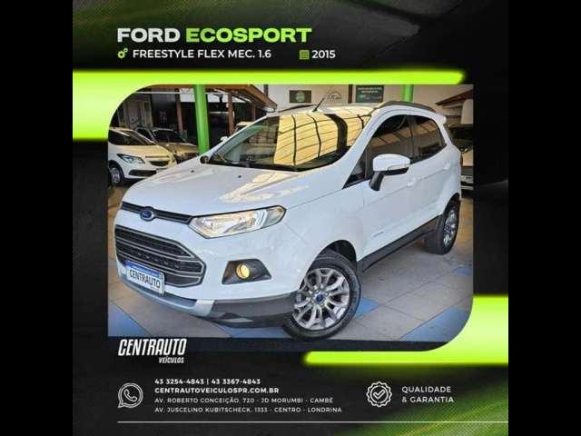 FORD ECOSPORT FREESTYLE 1.6 FLEX MEC. 2015