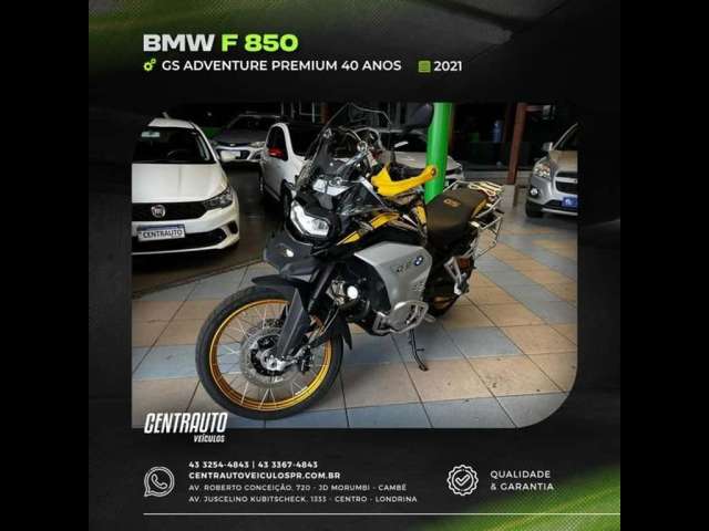 BMW F 850 GS ADVENTURE PREMIUM 40 ANOS 2021