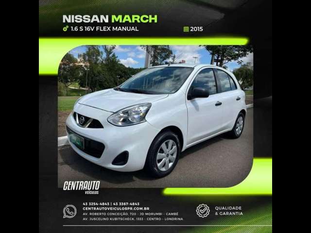 NISSAN MARCH 1.6 S 16V FLEX 4P MANUAL 2015