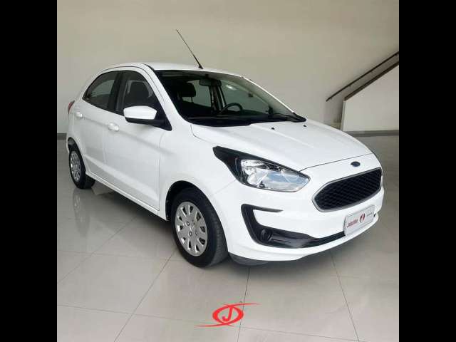 Ford KA 1.0 SE/SE Plus TiVCT Flex 5p  - Branca - 2019/2020