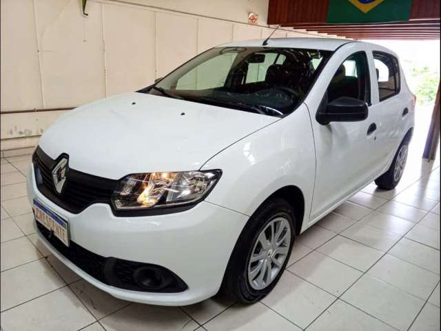 Renault Sandero Renault Sandero Authentique 1.0 Flex 2019/2020 Manual - Branca - 2019/2020