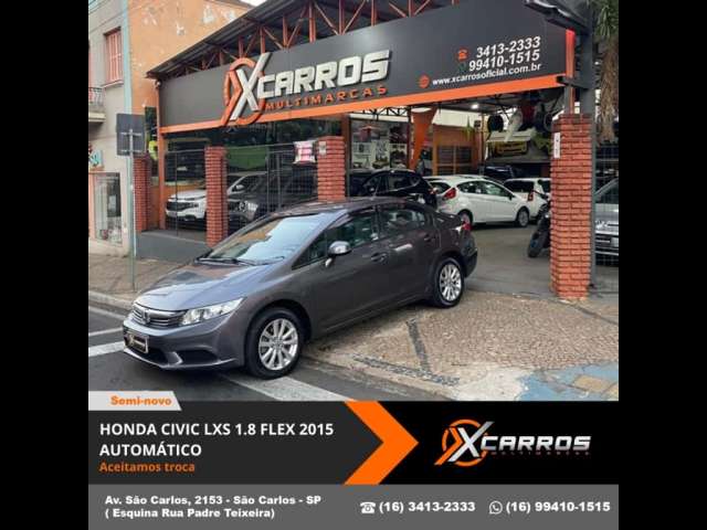 Honda CIVIC 1.8 LXS 16V FLEX 4P AUTOMÁTICO