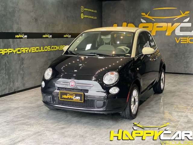 Fiat 500 Cult 1.4 Flex 8V EVO Dualogic - Preta - 2013/2013