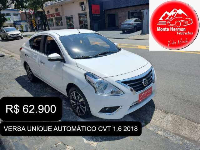 VERSA UNIQUE AUTOMÁTICO CVT 1.6 2018