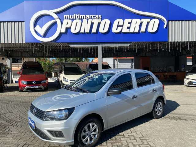 Volkswagen Gol 1.0 Flex 12V 5p  - Prata - 2022/2023