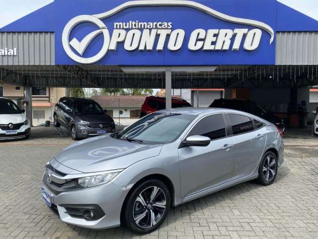 Honda Civic EX CVT - Prata - 2018/2018