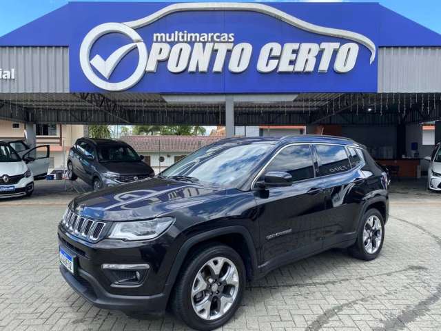 Jeep Compass LONGITUDE F - Preta - 2018/2019