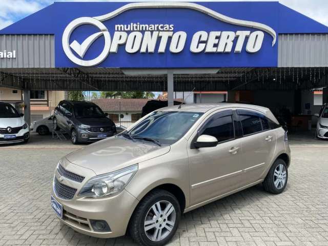 Chevrolet Agile LTZ 1.4 8V FlexPower 5p  - Bege - 2013/2013