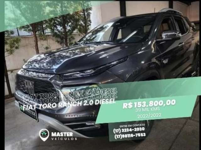 Fiat Toro Ranch 2.0 16V 4X4 Diesel Aut. 2022