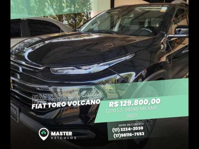 Fiat Toro Volcano Turbo 2022 T270 1.3 Flex Automático - Único Dono!