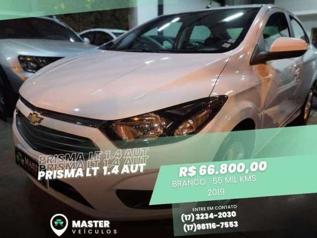 Prisma LT 2019 1.4 AT Flex - Pouco Rodado, 55 Mil Km, Pneus Novos