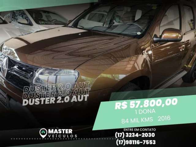 Duster 2.0 Flex Aut 2016 Unico Dona Revisada