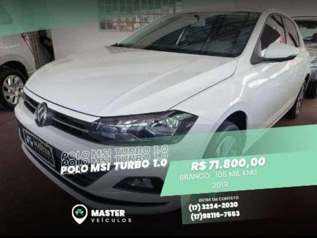 Polo Comfortline TSI 1.0 Flex 12V Automático 2019 - Completo e Econômico!