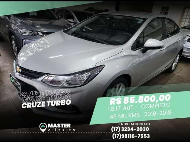 Chevrolet Cruze LT 1.4 Flex 2018 Prata