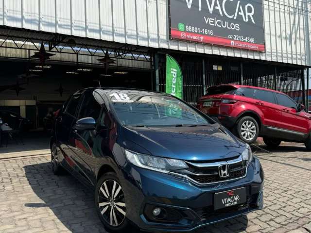 Honda Fit 1.5 ELX 2018 Azul Netuno (Lindo)