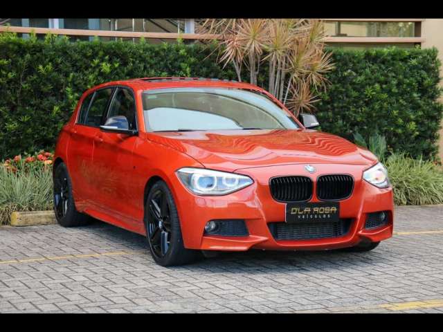 BMW 125i M Sport/Active Flex 2.0 TB Aut. 5p  - Laranja - 2012/2013