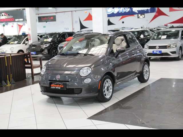 FIAT 500 CABRIO 1.4 FLEX 2P AUTOMATIZADO 5M - 2014 - CINZA