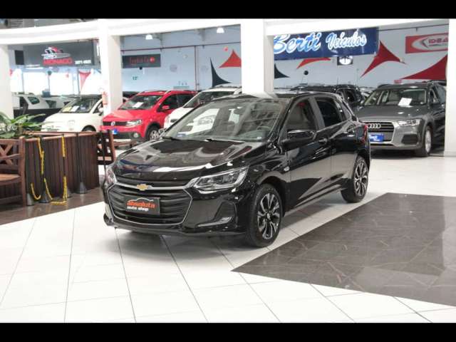 CHEVROLET ONIX HATCH PREMIER 1.0 TURBO FLEX AUTOMÁTICO 6M - 2024 - PRETO