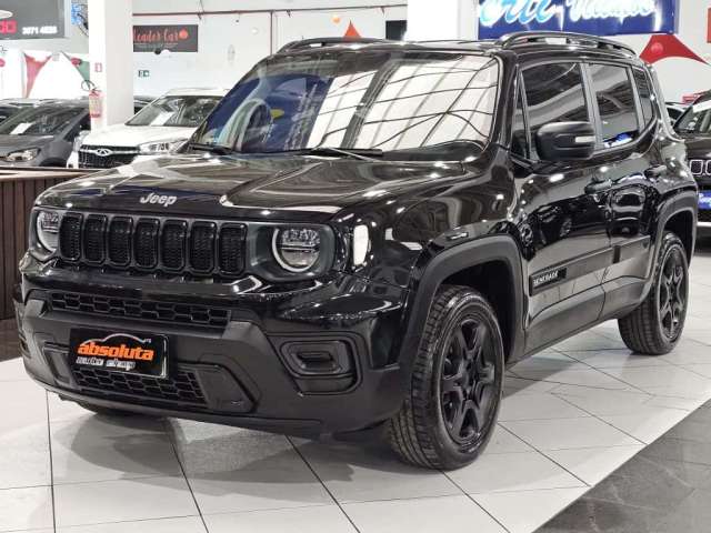 JEEP RENEGADE SPORT 1.3 T270 FLEX AUTOMÁTICO 6M - 2022 - PRETA