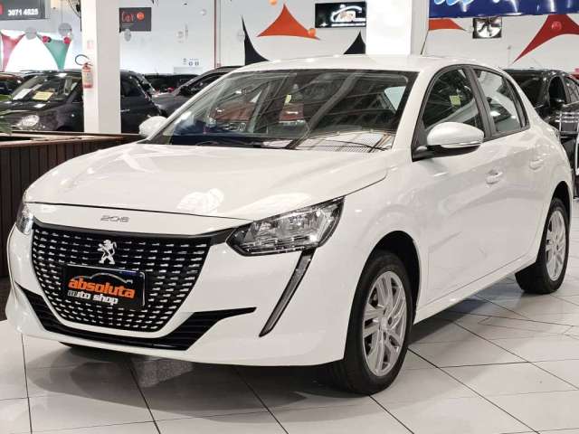 PEUGEOT 208 ACTIVE 1.6 FLEX AUTOMÁTICO 6M - 2022 - BRANCO