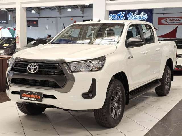 TOYOTA HILUX SR 2.8 4X4 DIESEL AUTOMÁTICO - 0KM - BRANCO (PRONTA-ENTREGA)