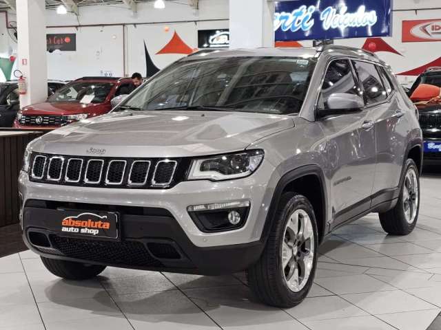 JEEP COMPASS LONGITUDE 2.0 4X4 DIESEL AUTOMÁTICO - 2020 - PRATA