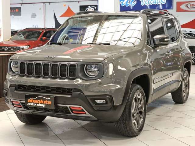 JEEP RENEGADE TRAIHAWK 1.3 T270 4X4 FLEX AUTOMÁTICO - 2023 - CINZA