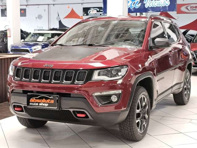 JEEP COMPASS TRAILHAWK 2.0 4X4 DIESEL AUTOMÁTICO - 2017 - VERMELHA