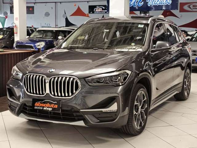 BMW X1 X-LINE SDRIVE20I 2.0 TURBO ACTIVEFLEX AUTOMÁTICO - 2021 - CINZA