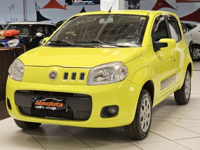 FIAT UNO EVO VIVACE CELEBRATION 1.0 FLEX MANUAL - 2012 - AMARELO