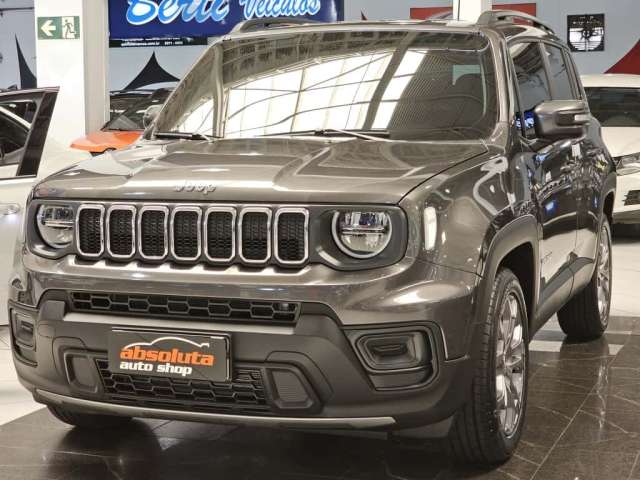 JEEP RENEGADE LONGITUDE 1.3 TURBO T270 FLEX AUTOMÁTICO - 2025 - CINZA