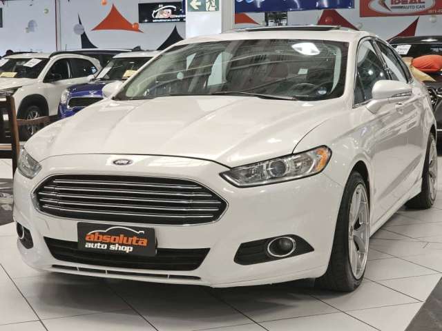 FORD FUSION 2.5 FLEX AUTOMÁTICO - 2014 - BRANCO