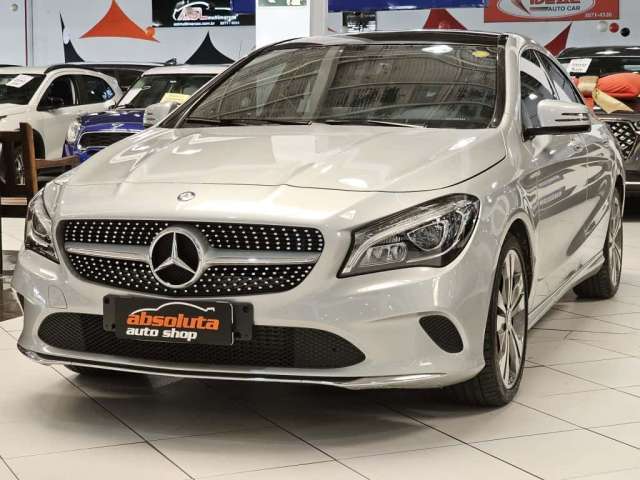 MERCEDES-BENZ CLA 200 URBAN 1.6 FLEX AUTOMATIZADO - 2017 - PRATA