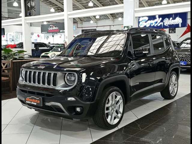 JEEP RENEGADE 1.8 16V FLEX LIMITED 4P AUTOMÁTICO - 2021 - PRETA