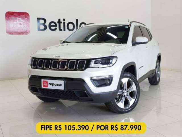 JEEP COMPASS 2.0 16V DIESEL LONGITUDE 4X4 AUTOMÁTICO