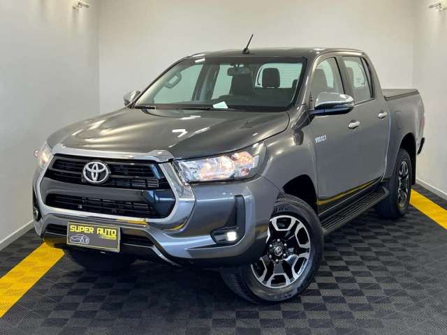 Toyota Hilux SRV 2.8T 204CV, ÚNICO DONO E GARANTIA DE FÁBRICA - Cinza - 2021/2021