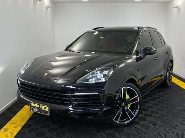 Porsche Cayenne E-HYBRID 462CV, SPORT CHRONO E SUSPENSÃO PNEUMÁTICA - Preta - 2020/2021