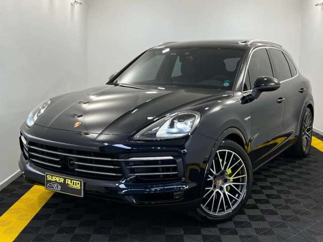 Porsche Cayenne E-HYBRID 462CV, SPORT CHRONO E SUSPENSÃO PNEUMÁTICA - Azul - 2022/2022