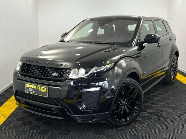 Land Rover Range Rover Evoque HSE DYNAMIC 2.0T 240CV COM TETO PANORÂMICO! - Preta - 2018/2018