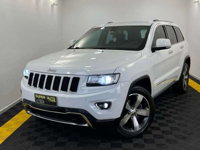 Jeep Grand Cherokee LIMITED 3.6 286CV COM ENTRETENIMENTO TRASEIRO - Branca - 2014/2014