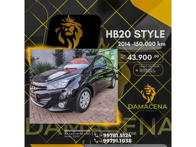 Hyundai Hb20 2014 1.0 comfort style 12v flex 4p manual