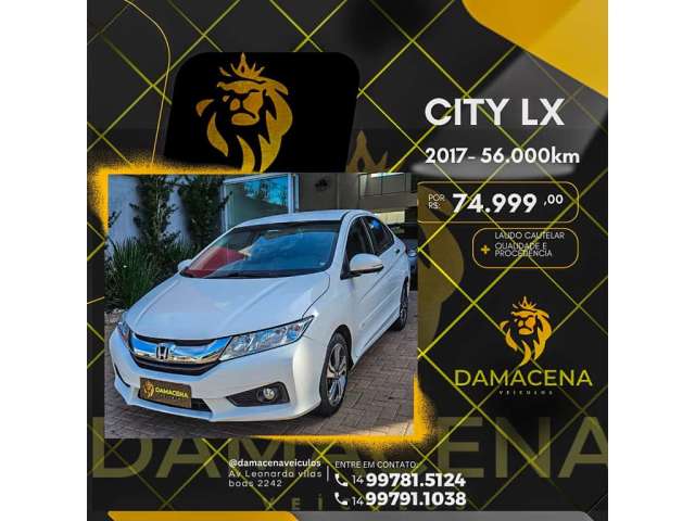 Honda City 2017 1.5 lx 16v flex 4p automático