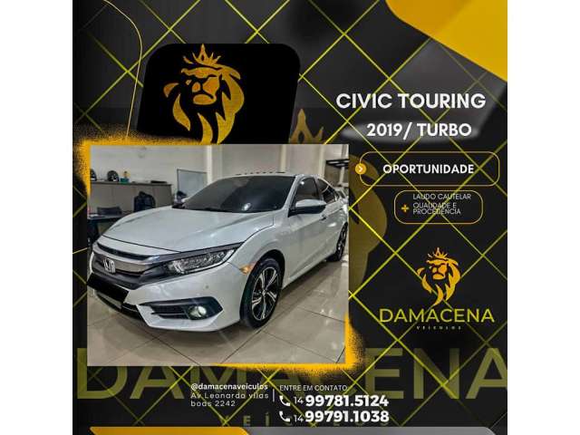 Honda Civic 2019 1.5 16v turbo gasolina touring 4p cvt