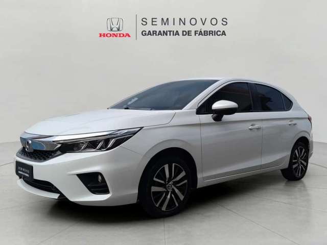 Honda City Hatchback EXL 1.5 Flex 16V Aut.  - Branca - 2022/2022